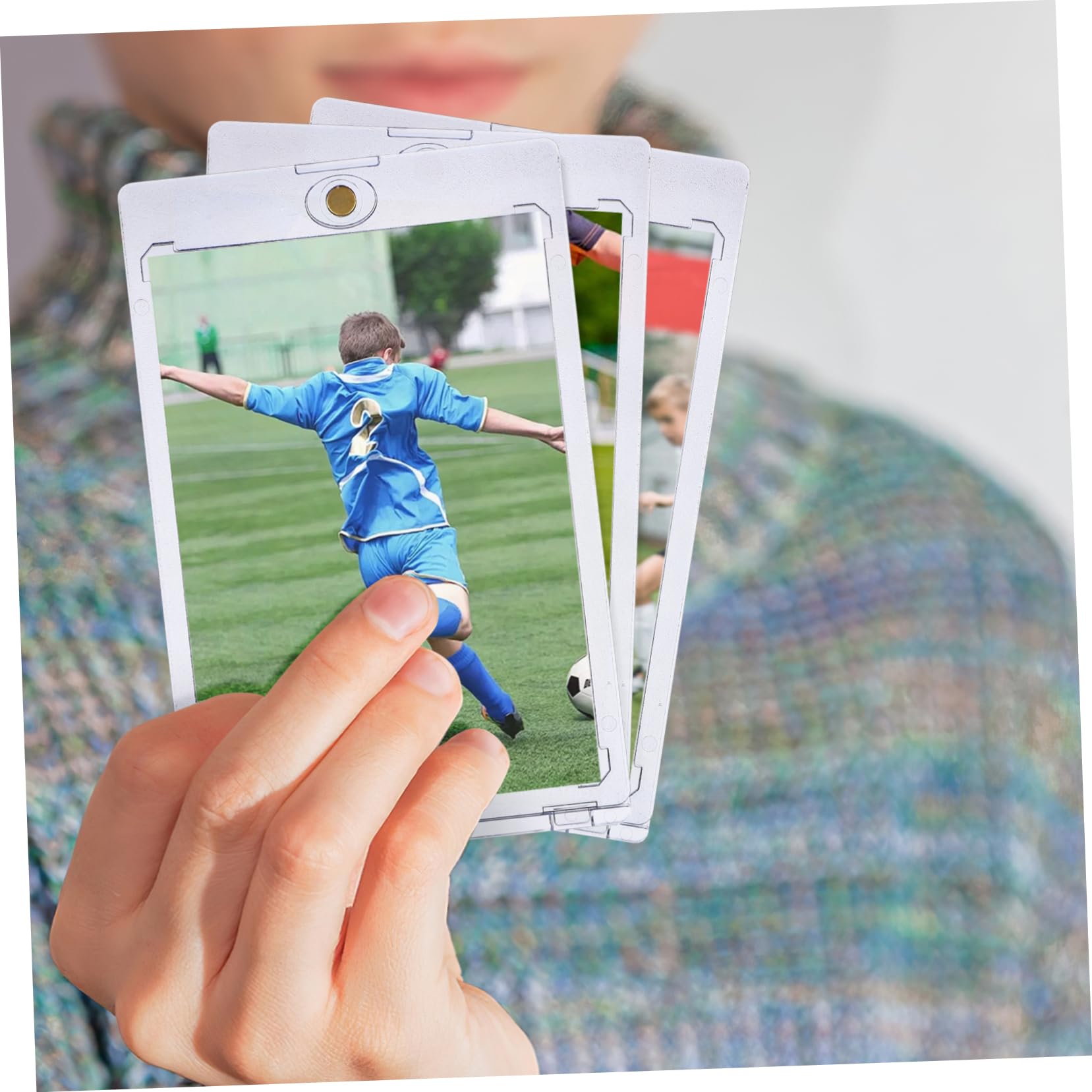 IMIKEYA 18stücke Magnetische Kartenhüllen Transparente Sammelkarten Displayhalter Baseballkarten Schutzhülle Sportkartenhüllen Hartkartenhüllen Kartenhülle Sammelkartendisplay