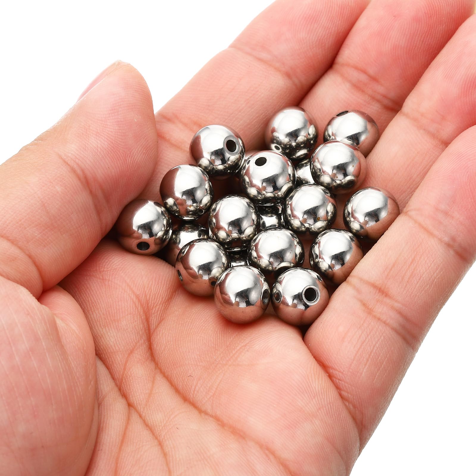 PATIKIL Smooth Round Spacer Beads - Image 3