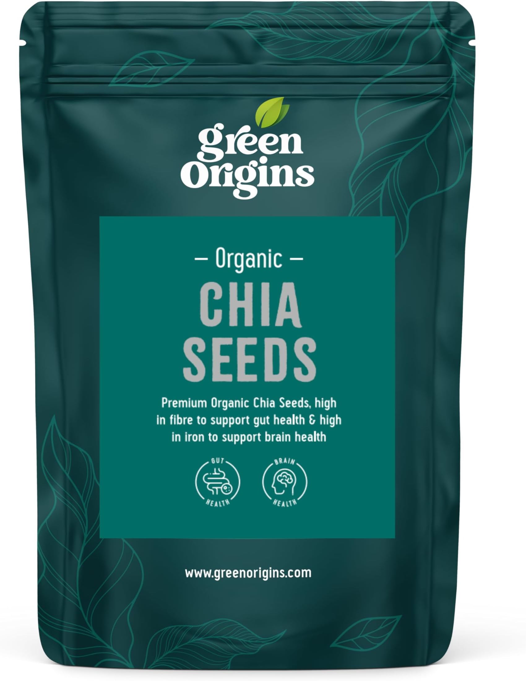 Green Origins Organic Chia Seeds, Raw 300g