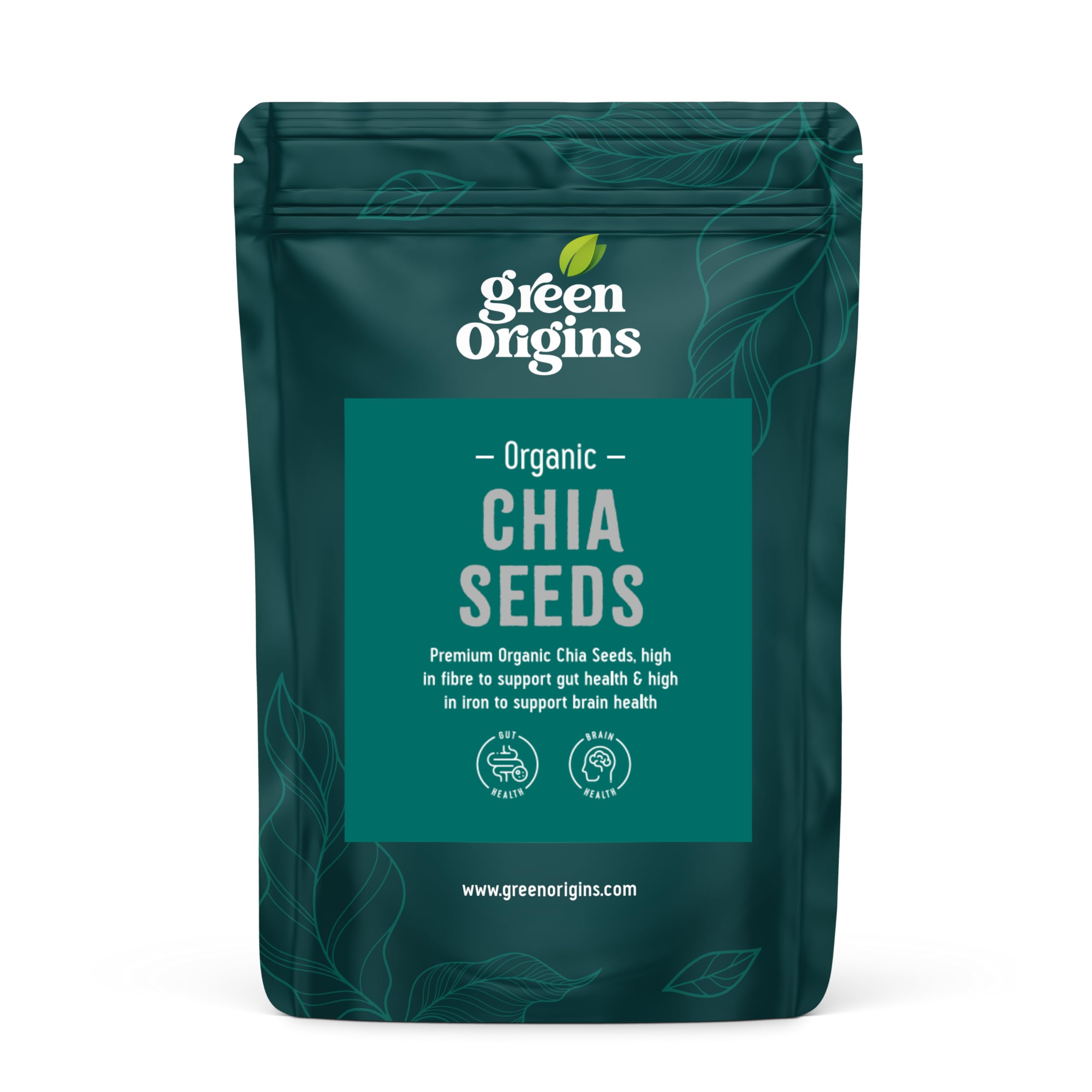 Green Origins Organic Chia Seeds, Raw 300g