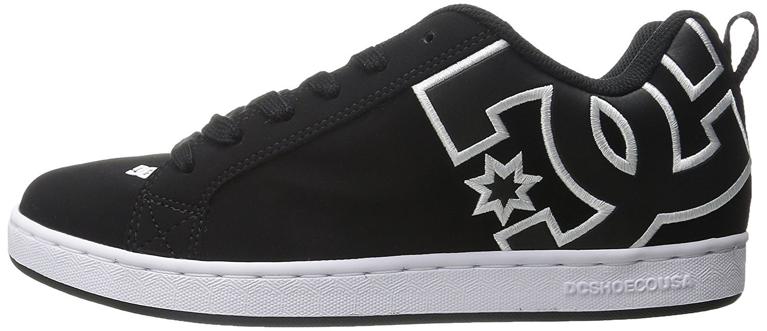 DC Womens Dc Women's Court Graffik Casual Skate Shoe: 10.5 White/M Silver