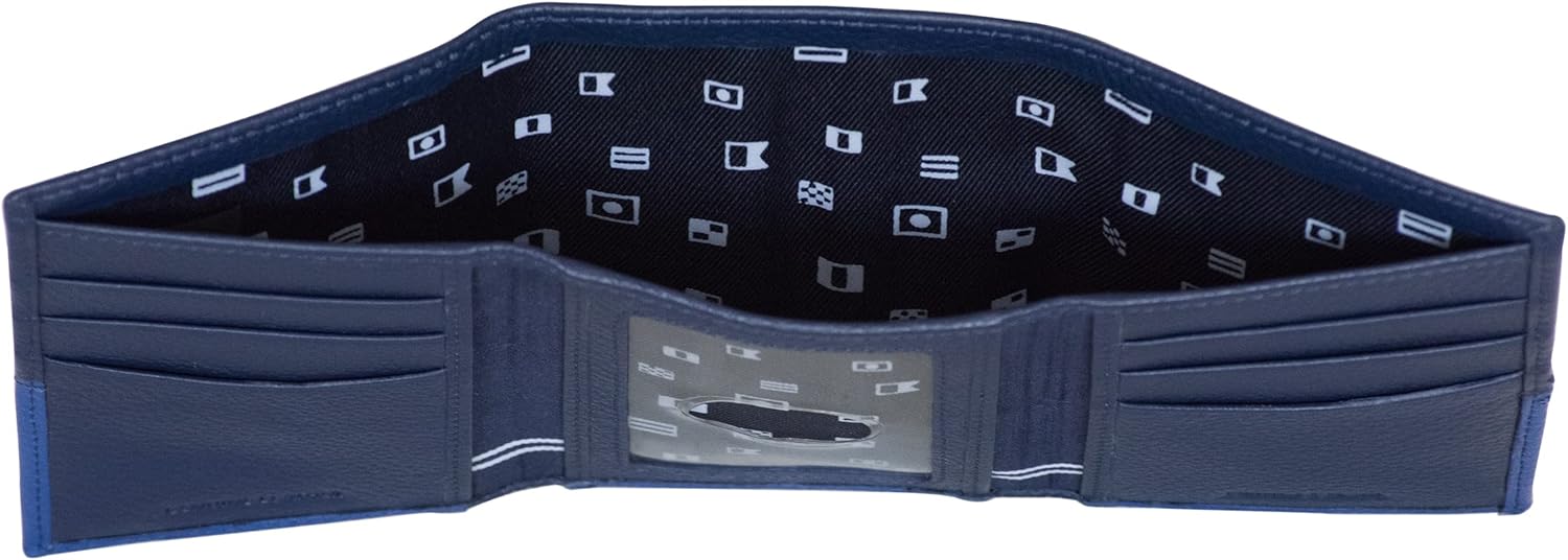 Nautica Men's Trifold Wallet | RFID Blocking Protection | ID Window | Card Slots | Genuine Leather | Durable - Image 3