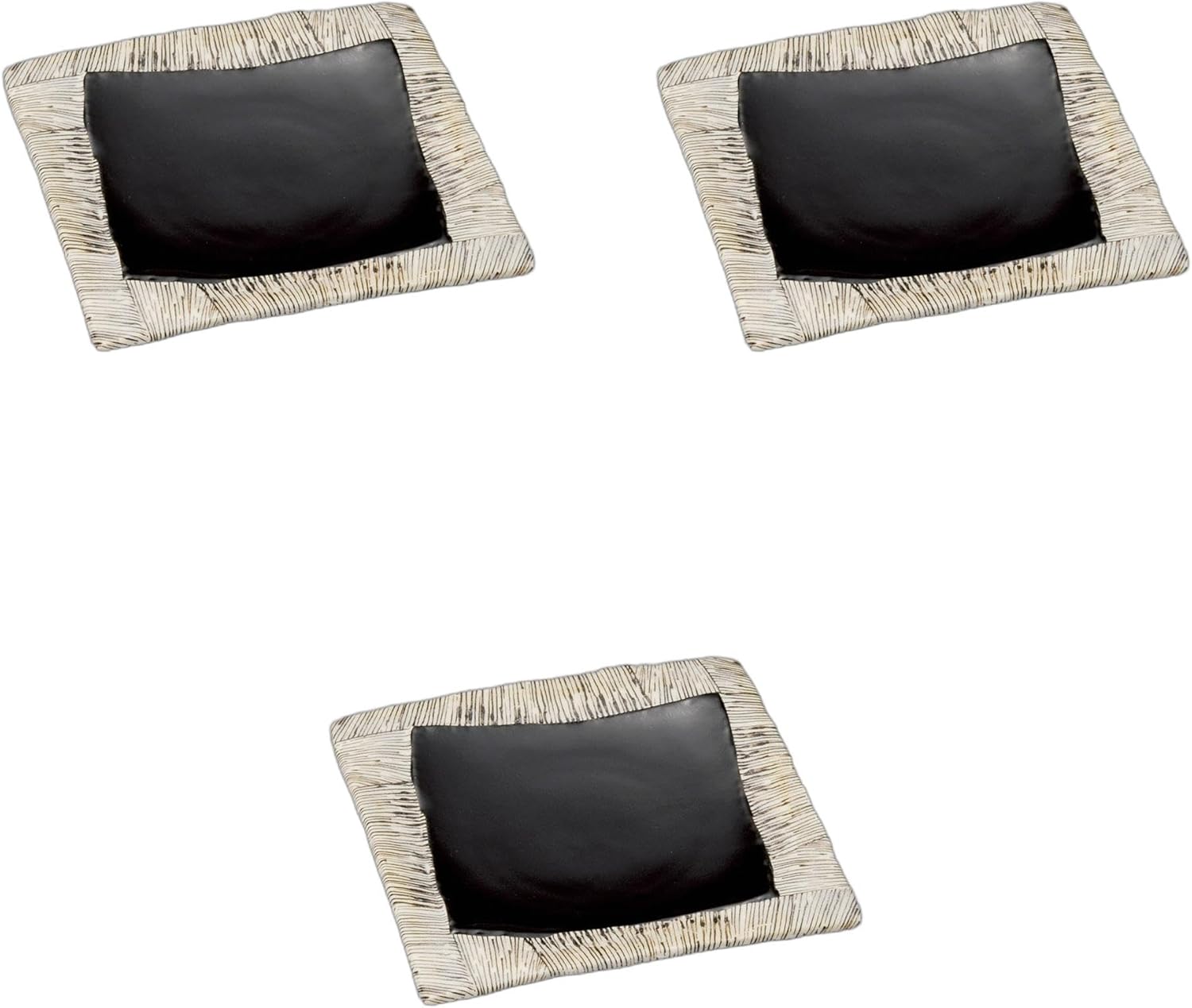 黒織部正角皿 [ 17.8×17.8×2cm ] | 角皿 | No.210-