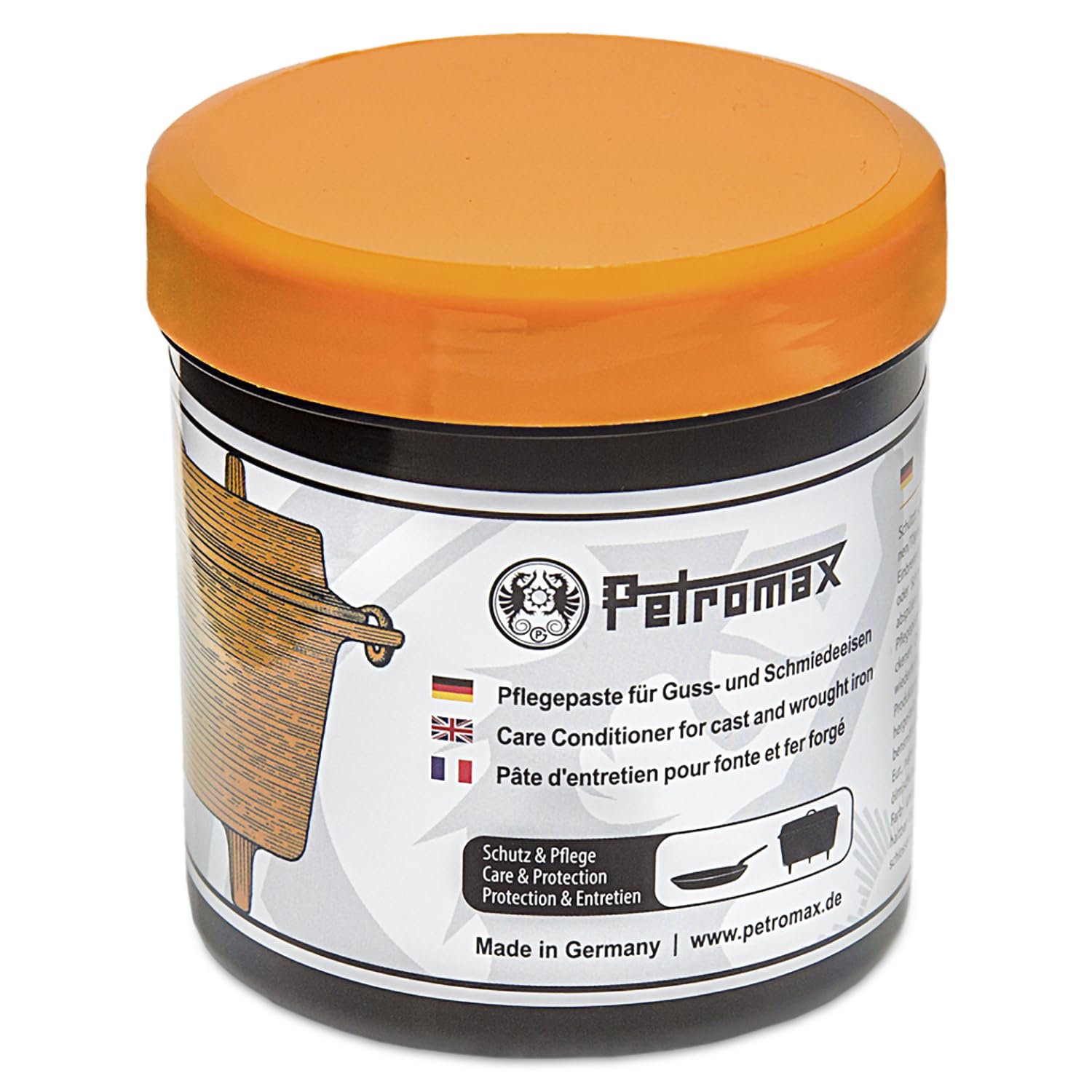 Petromax Care and Seasoning Conditioner, to Maintain and Preserve Cast and Wrought Iron Cookware, Season Dutch Ovens