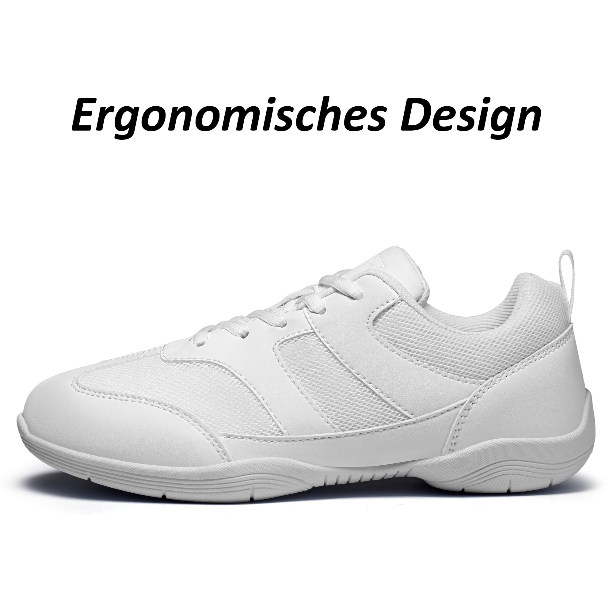 Cheerleader Schuhe Weiß Vollsohle Schuhe für Cheerleader