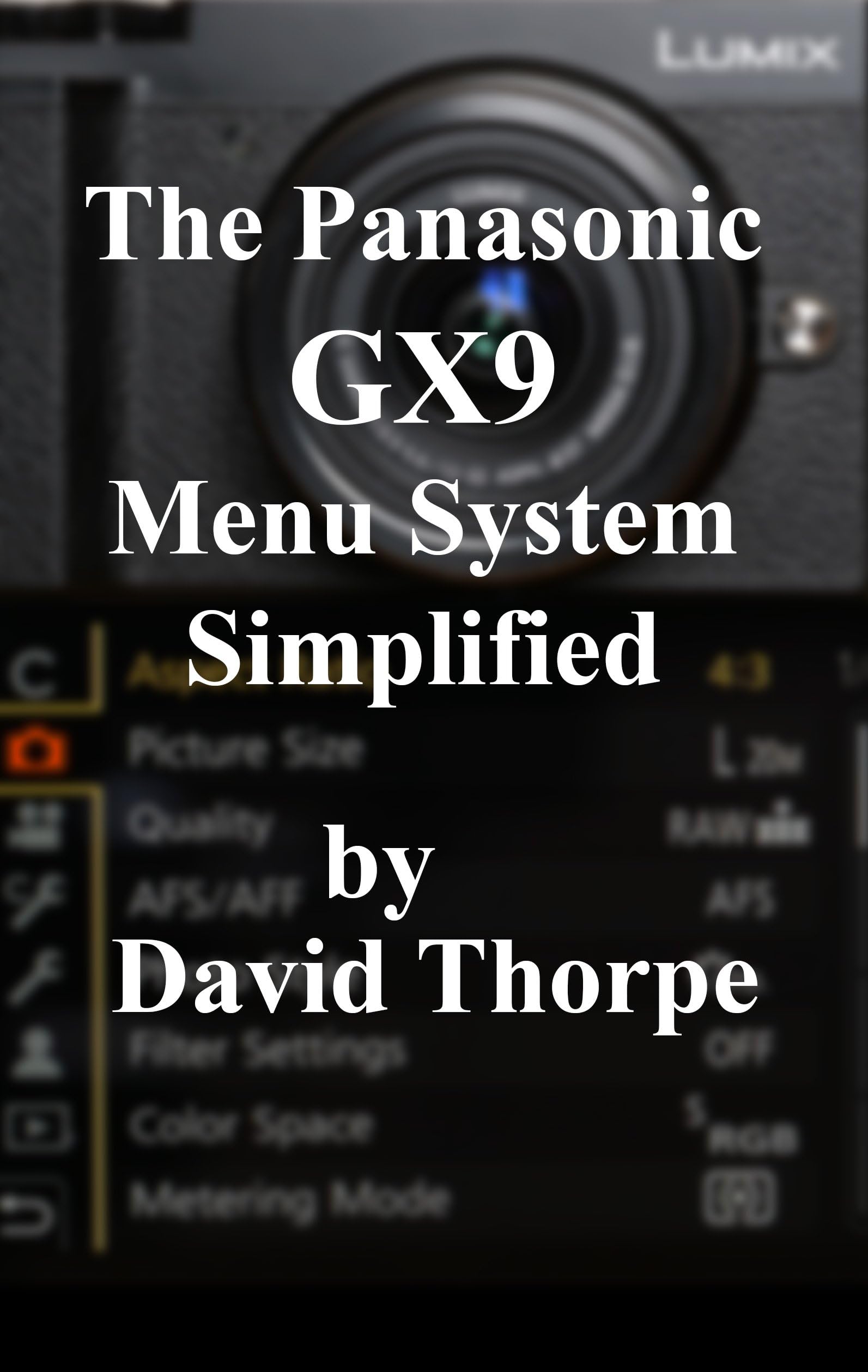 The Panasonic GX9 Menu System Simplified