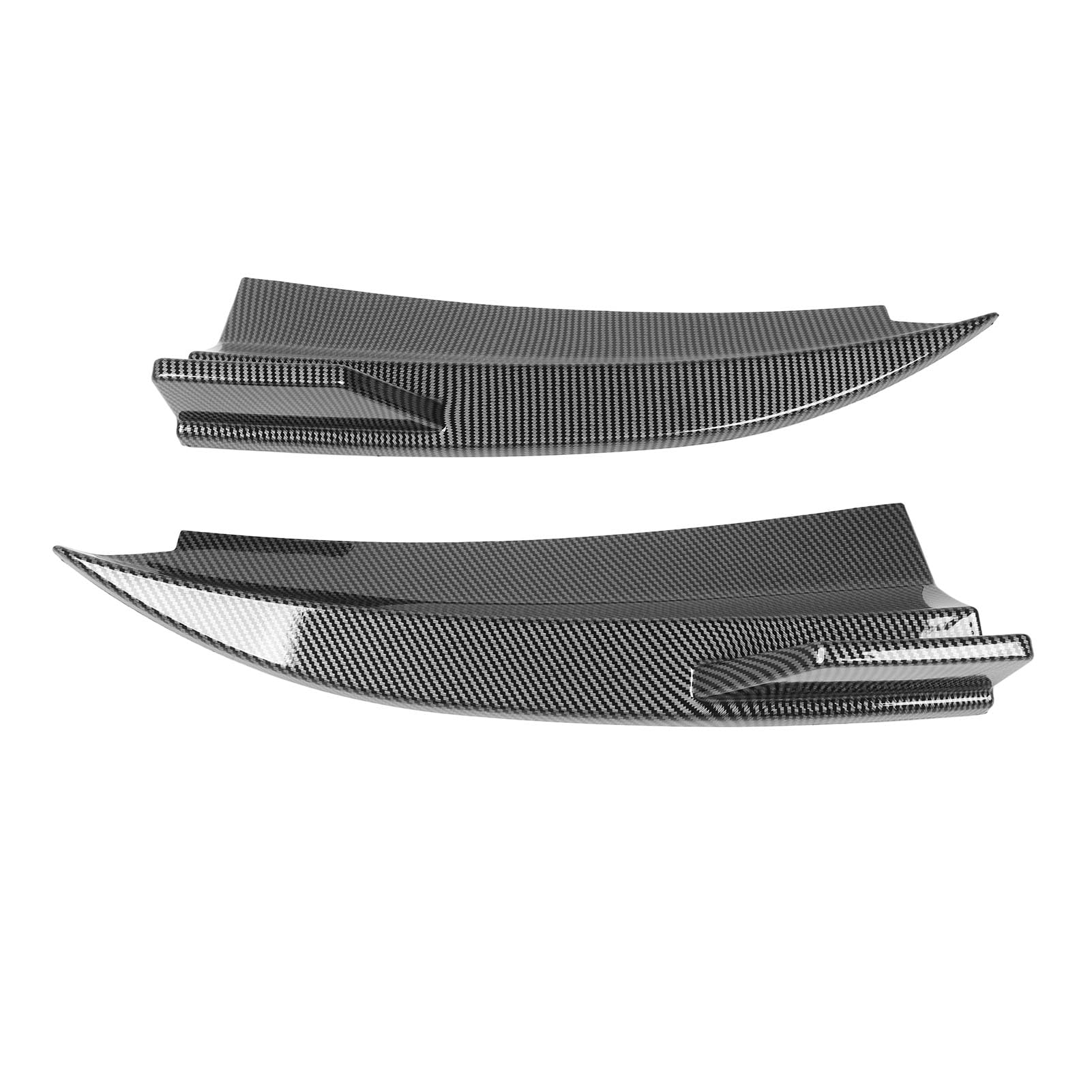Dyfuzor boczny tylnego zderzaka Lewy prawy Wysokiej jakości plastik ABS Silna ochrona Poprawiona stabilność Łatwa instalacja dla Benz C Class Coupe C205 AMG Line C43 C63 2015 2021 (Styl włókna