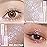 6Pcs Liquid Glitter Eyeshadow Eyeliner, Korean Makeup, Bling Under Eye Shadow, Shimmer Eye Make Up Valentine\'s Gift Set,Long Lasting,Quick Drying & Pigmented Loose Glitter Glue for Crystals Makeup
