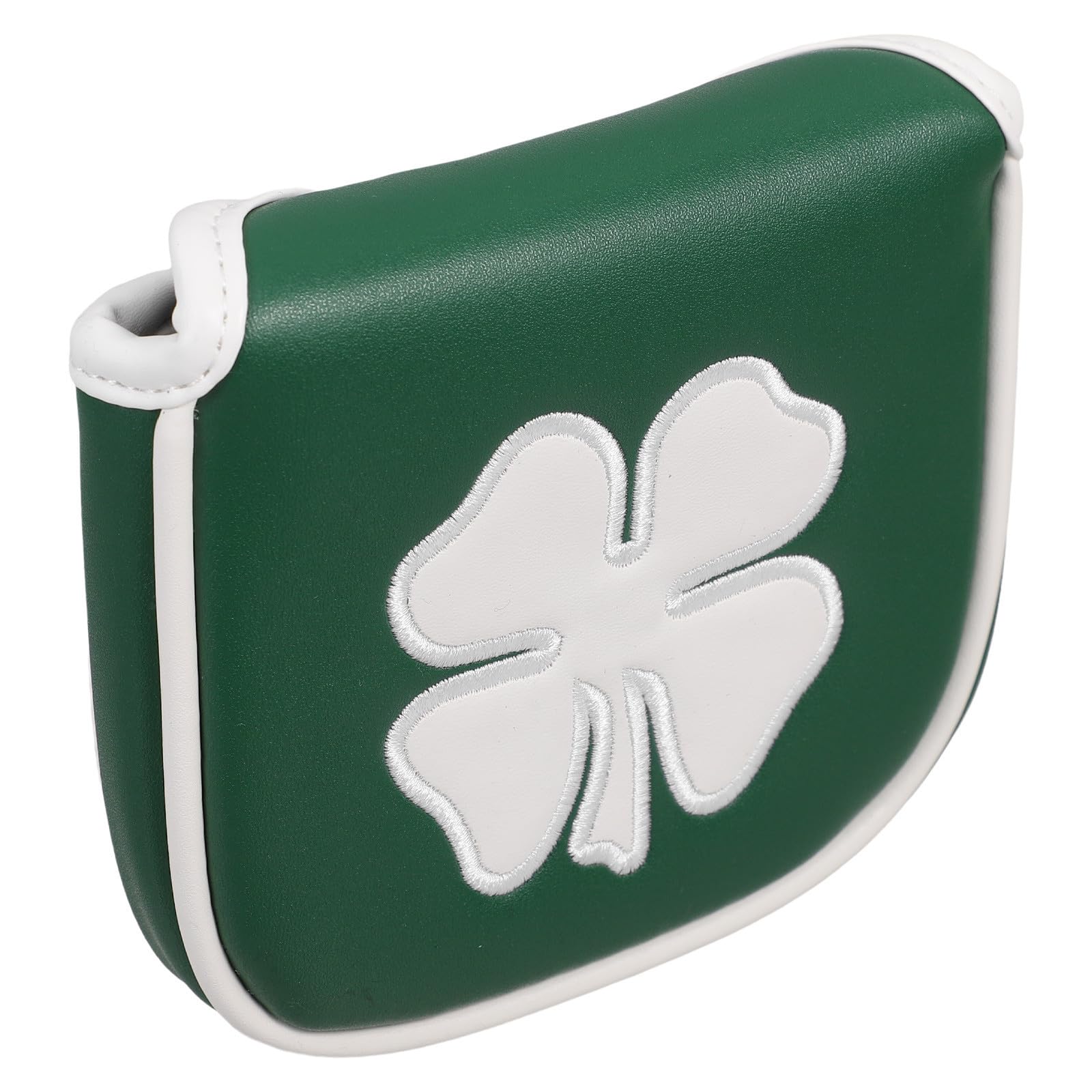TOYANDONA Golf Putter Cover and Multifunctional Design, Retro Style Wear-resistant Pu Leather Headcover in Green for Golf Clubs Suitable for Sports Use
