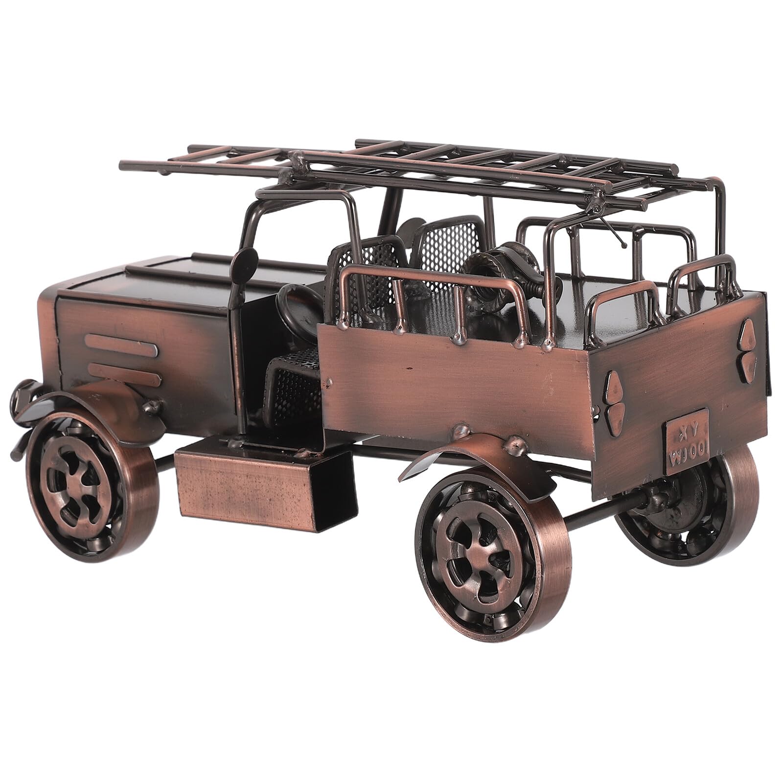 Retro Feuerwehrauto Modell aus Eisen für Schreibtisch und Zuhause