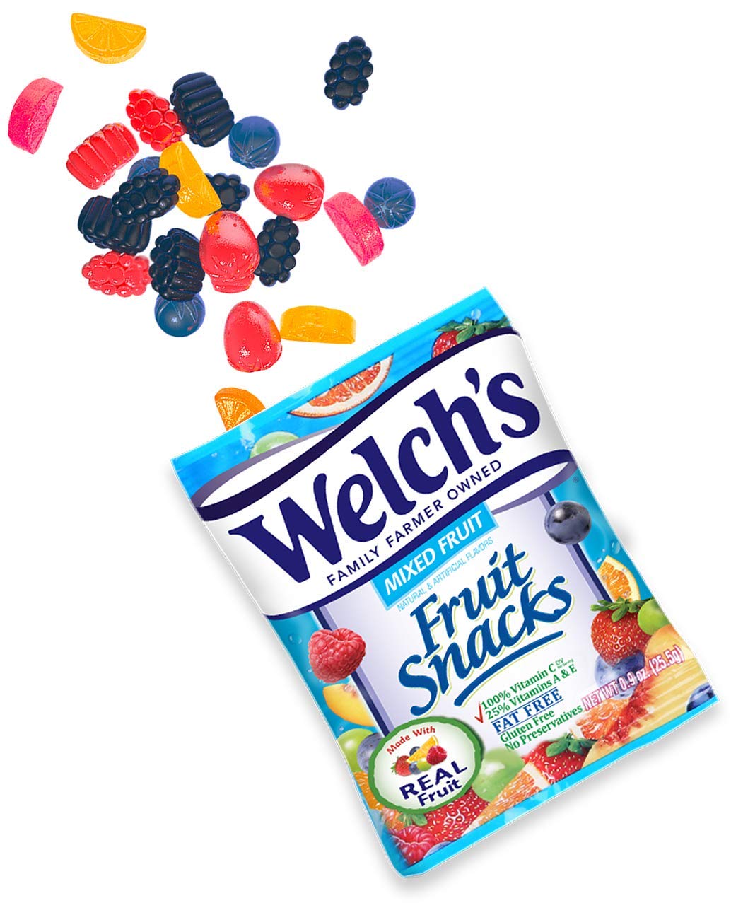 Welch's Fruit Snacks Fruit Snacks Individual Packs Includes Mixed
