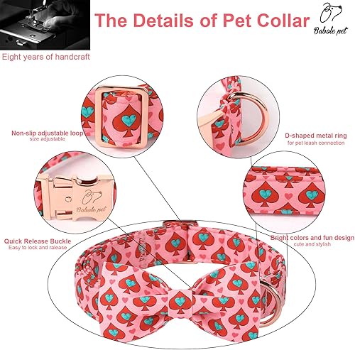 Miniatura 261 de Collar de perro con bandera estadounidense con pajarita, collar patriótico para perros pequeños, medianos y grandes, talla XS