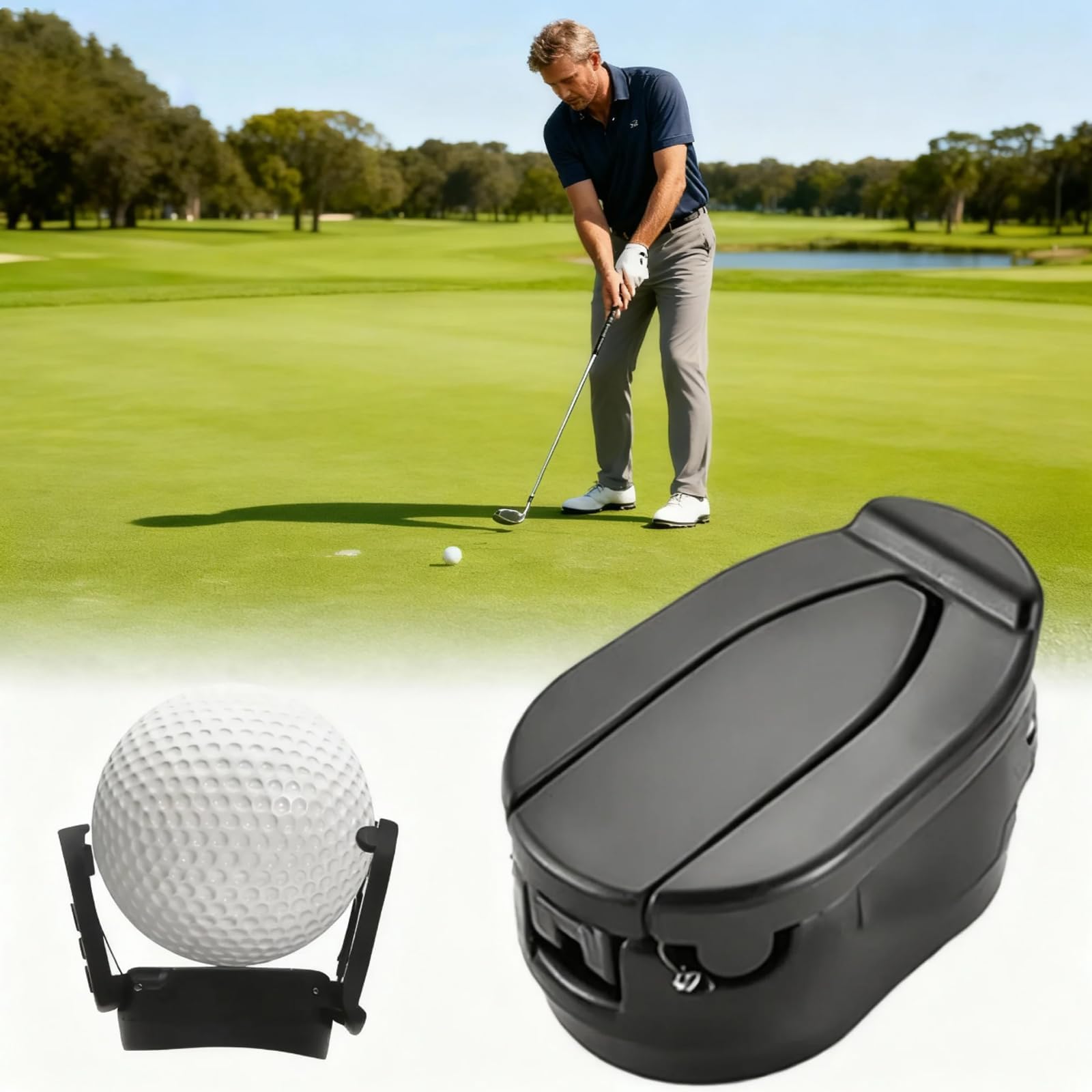 YNR 4 Pezzi Pinza per Raccogliere Palline da Golf Retriever per Palline da Golf Raccoglitore Professionale per Palline da Golf Golf Ball Pinze da Golf,Dispositivo di Aspirazione