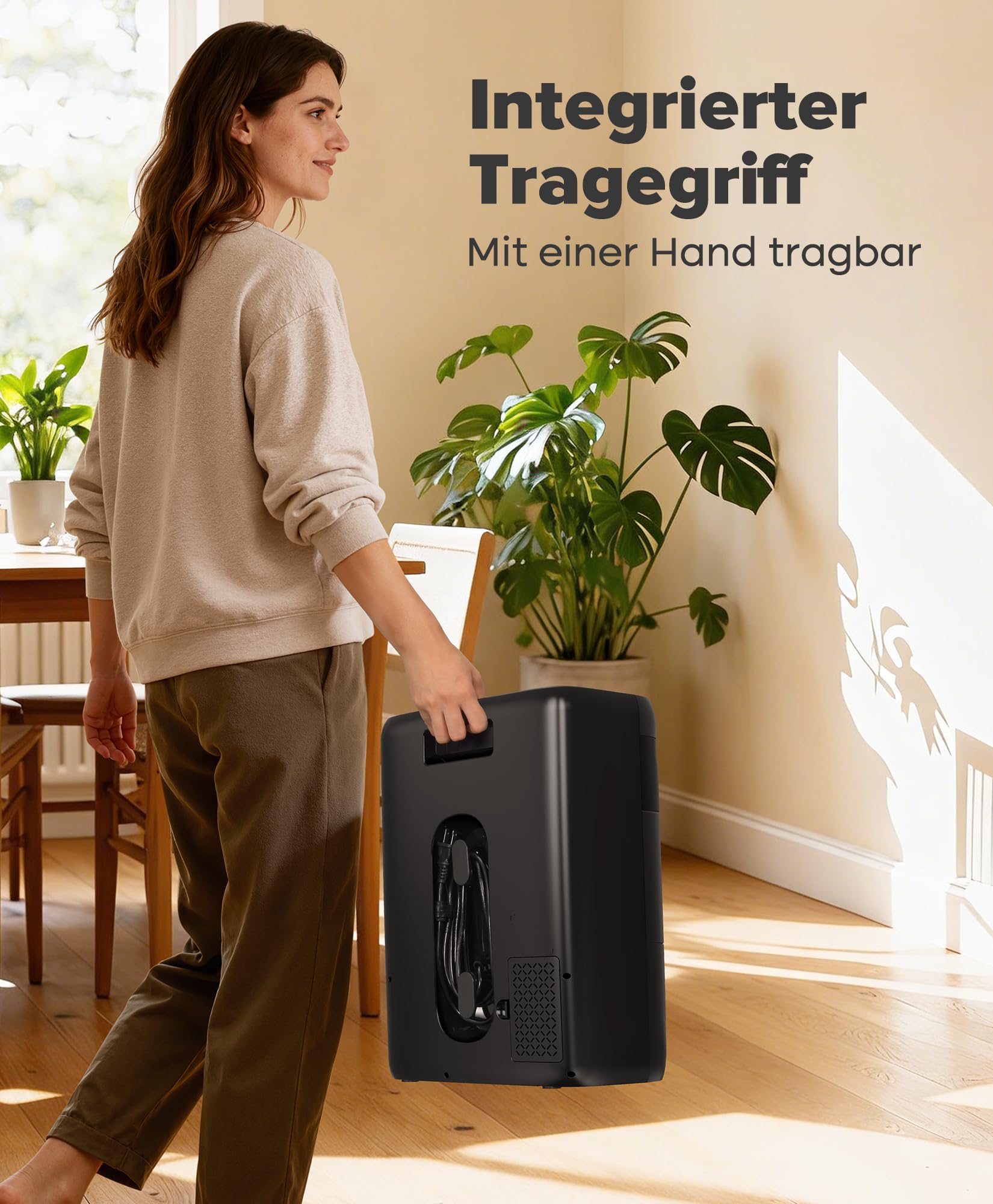 Berührungslose Automatische Kehrschaufel, Ohne Beutel & 20 kPa Saugkraft | 6L Staubbehälter Mülleimer mit Infrarot-Sensor, 2 Modi Elektrische Vakuum Kanister, Staubsauger für Salons, Tierhaare
