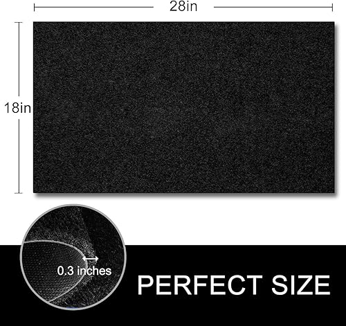 Miniatura 3 de AMEIZING Tapete de bienvenida para puerta delantera, tapetes duraderos para interiores y exteriores, antideslizantes, resistentes a la suciedad,