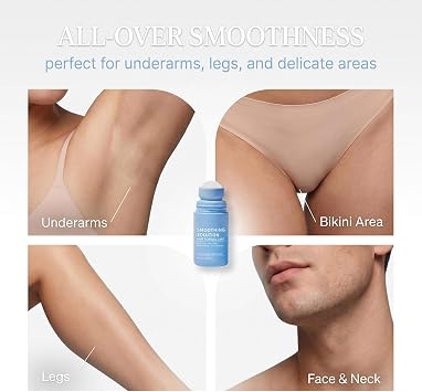 Smoothing Solution Ingrown Hair Treatment,Razor Bumps Treatment For Women & Men,After Shaving Oil,Tend Skin Solution For Smooth & Hydrated Skin,Peach Slices Smoothing Solution
