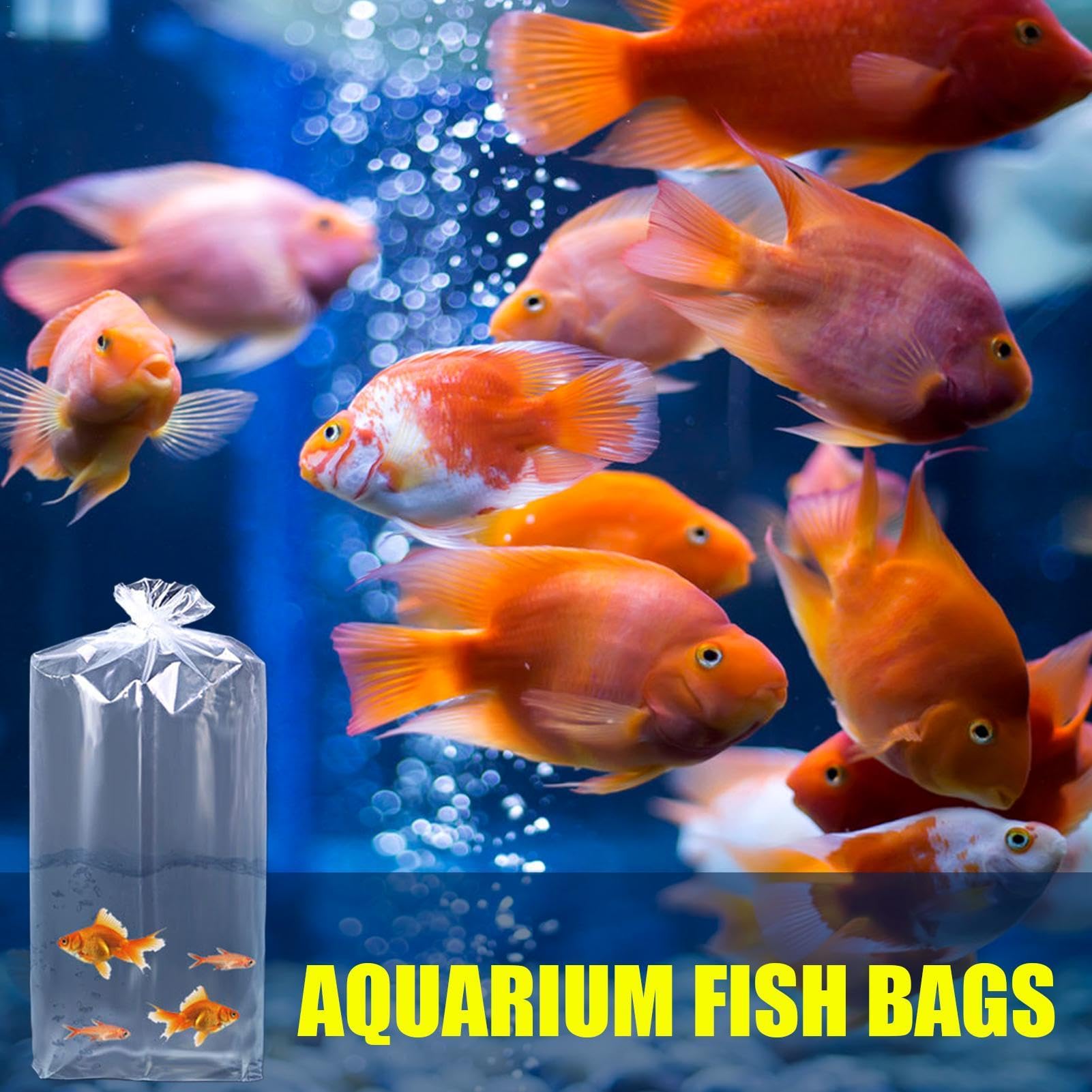 Transparente Aquarium-Fischbeutel, auslaufsichere Fischtransportbeutel | verdickte Versandtaschen für Wasserleben, Fischhandhabungslösungen für Zuhause, Geschäfte und Transport von Fischen, 30 x 52