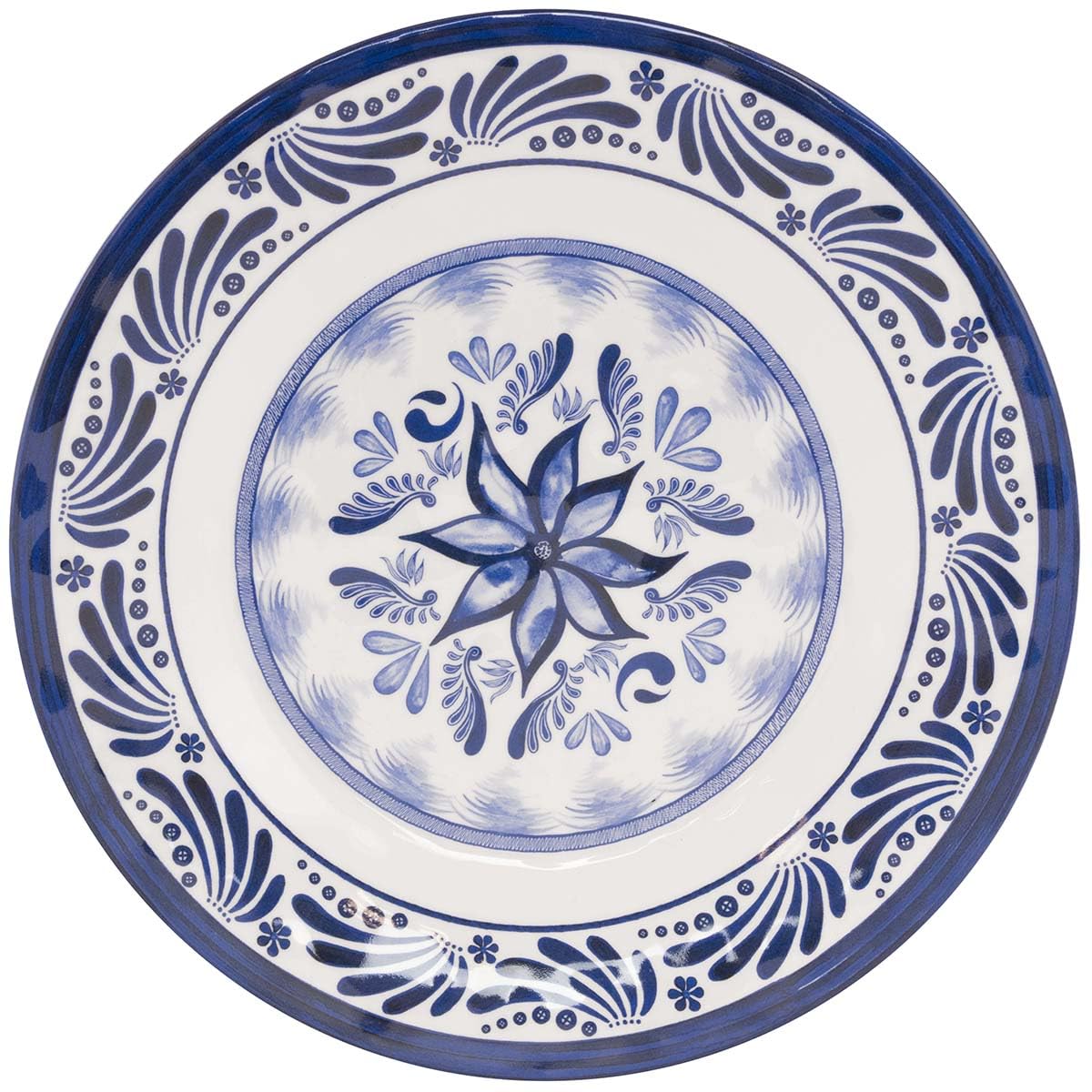 Bo-Camp - Geschirr - 100% Melamin - 16 Teile - Old Dutch - Blau
