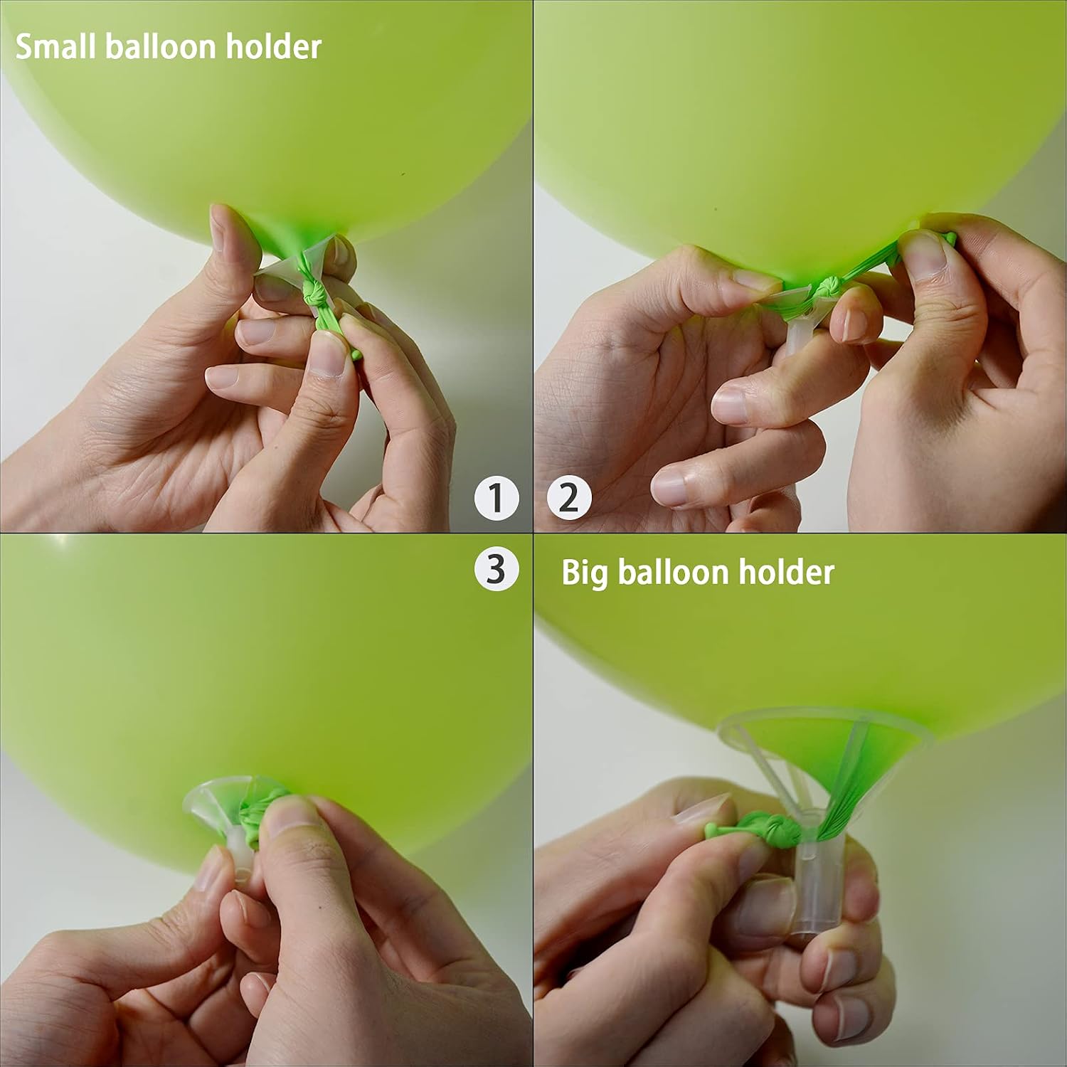 Balloon Stand, 10 Pack Reusable Clear Balloon Stand Kit Including 70 Balloon Holders, 70 Cups and 10 Base, Balloon Decoration for Parties, Christmas, Birthdays, Weddings