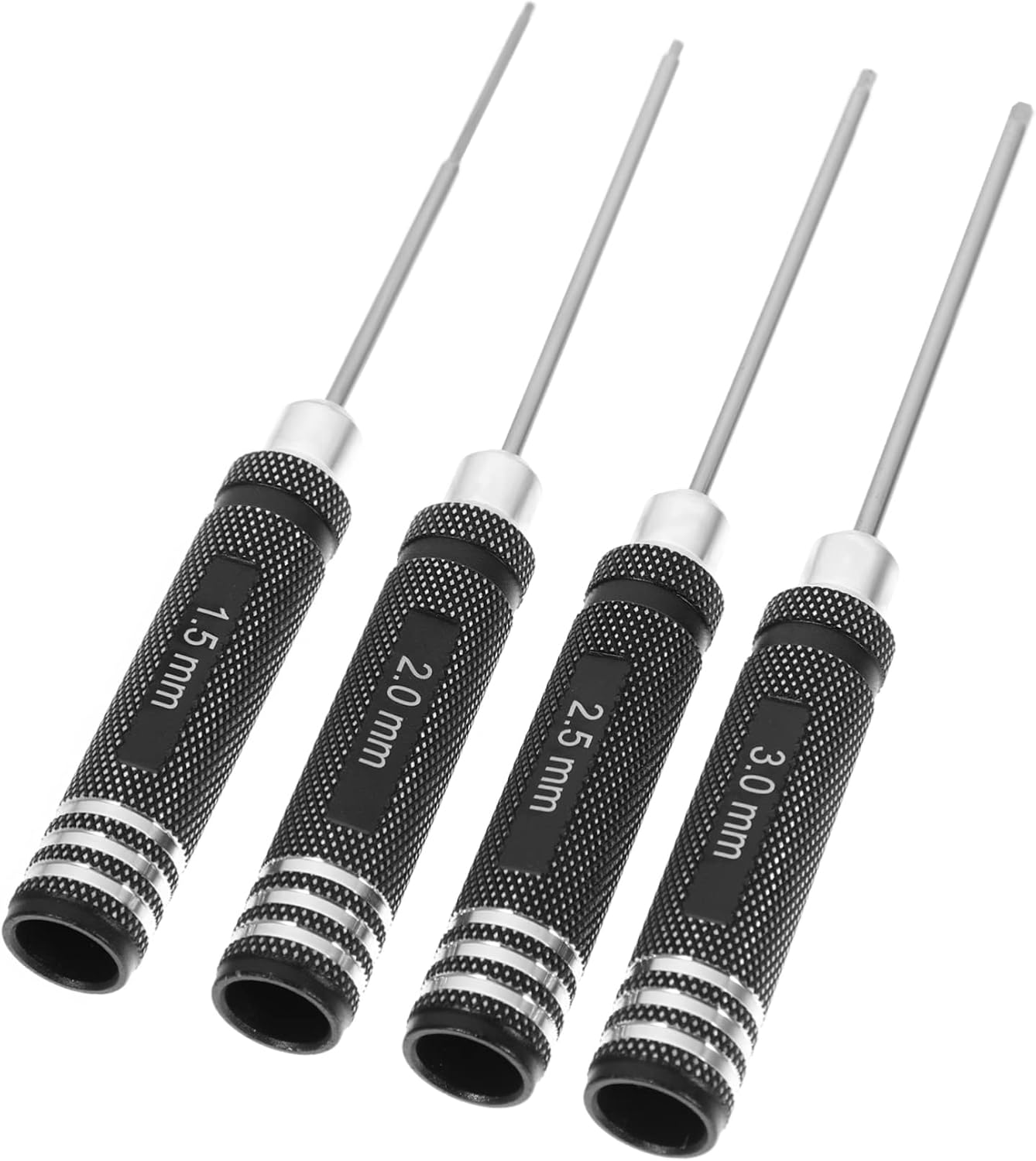 Precision Screwdriver Set for Rc Models High Durability White Steel Small Screwdriver with Non-slip Handle for Electronics and Hobby Repairs