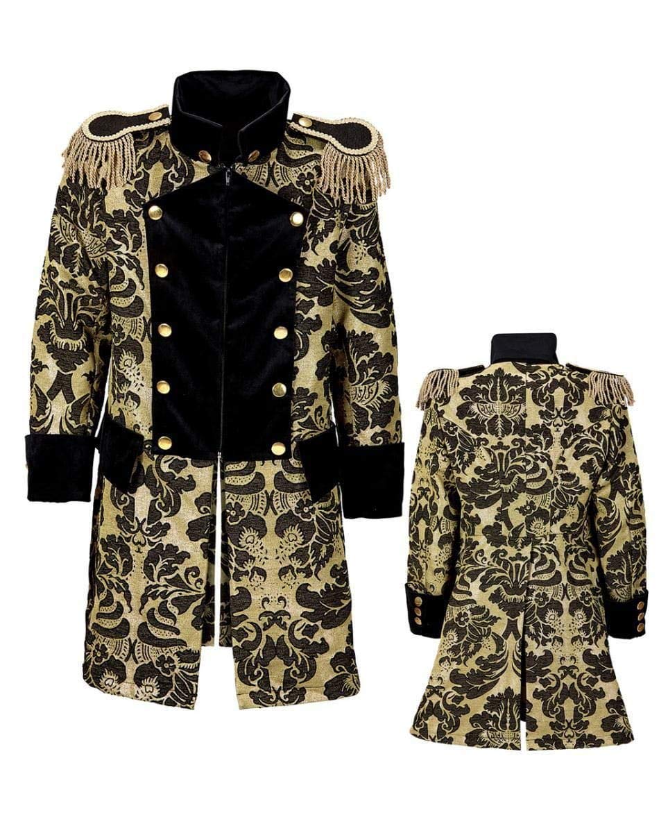 Horror-Shop Veneziana Smoking Nero e Oro XL