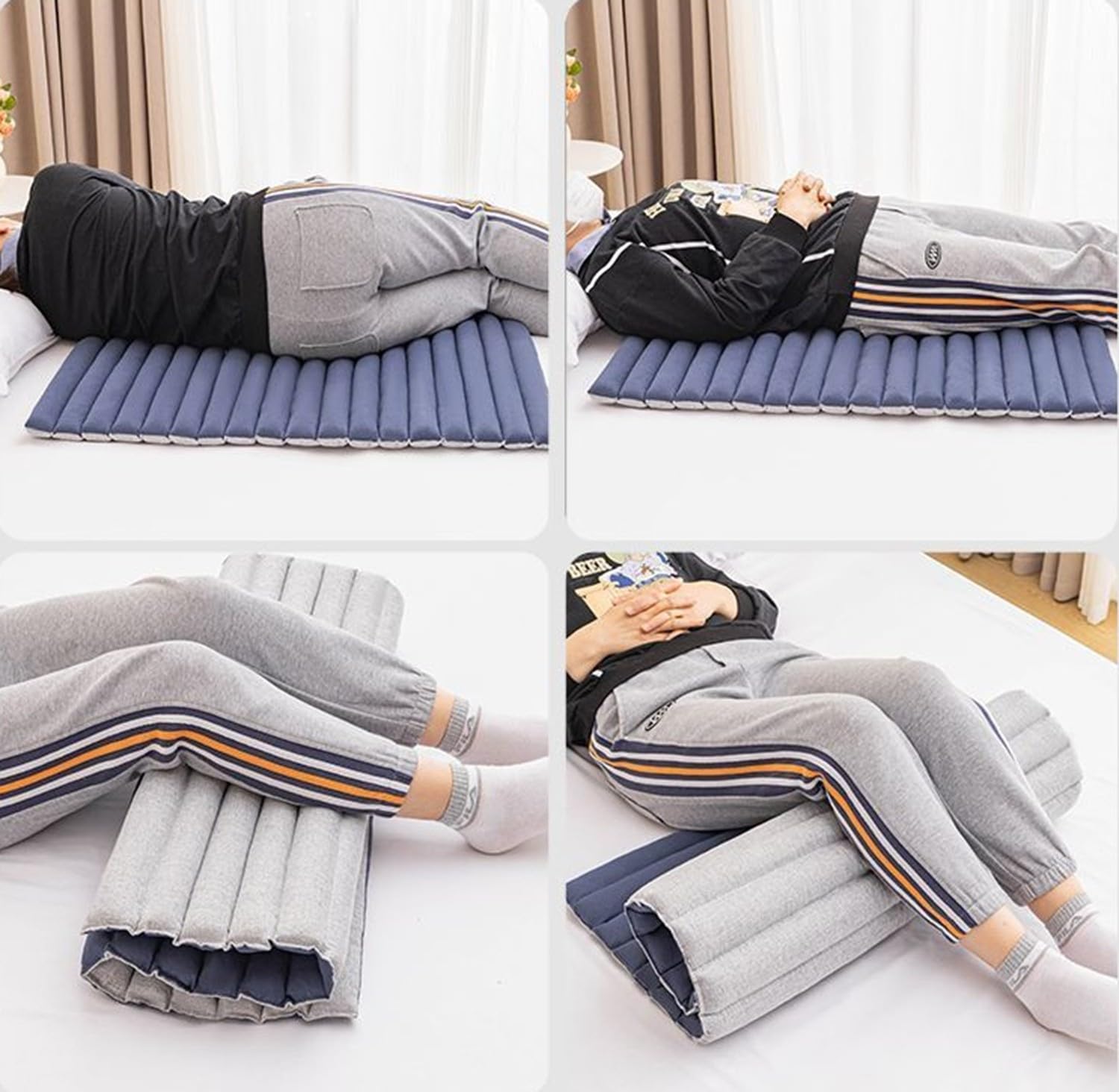 BLUEZY Matelas Anti-Escarres pour Personnes Âgées, Matelas pour Lit D'hôpital À Domicile Matelas À Pression Alternée pour Les Patients Alités De Longue Durée, Facile À Nettoyer B,L60cm*W70cm