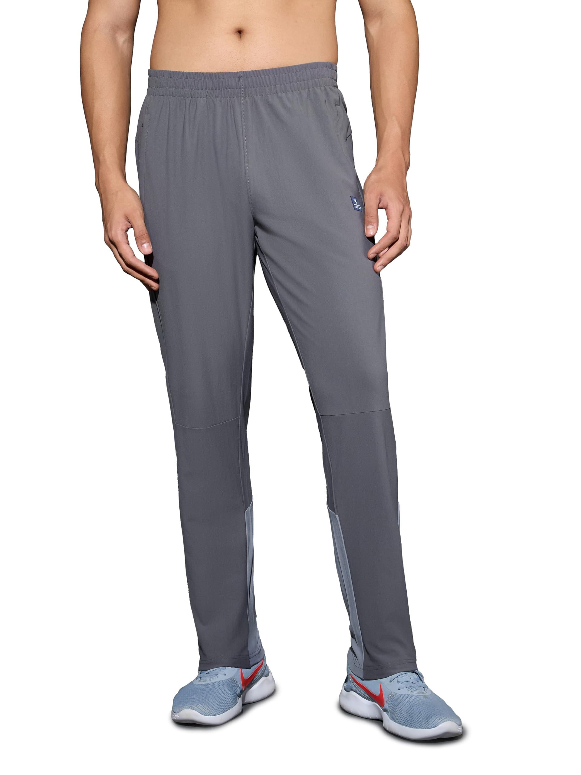 technosport Men's Regular Fit Solid Track Pant with Duracool+, SPF50+, Qucik Dry for Gym, Sports & Regular Use-picture-50