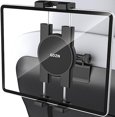 GDZN Soporte para tableta para reposacabezas Tesla, 360 ajustable modelo 3Y, soporte para tableta de asiento trasero para niños, soporte para iPad