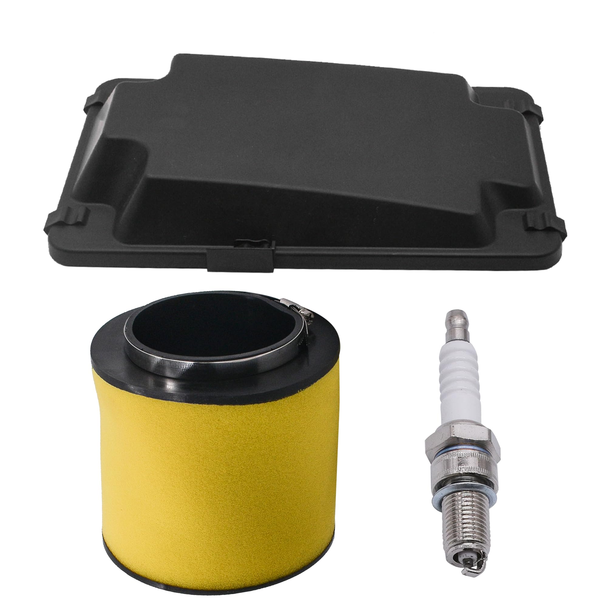 17217-HN1-000 Air Box Cover Lid and 17254-HN1-000 Air Filter，Fit for Honda Sportrax 400EX TRX400EX TRX400X 1999-2015