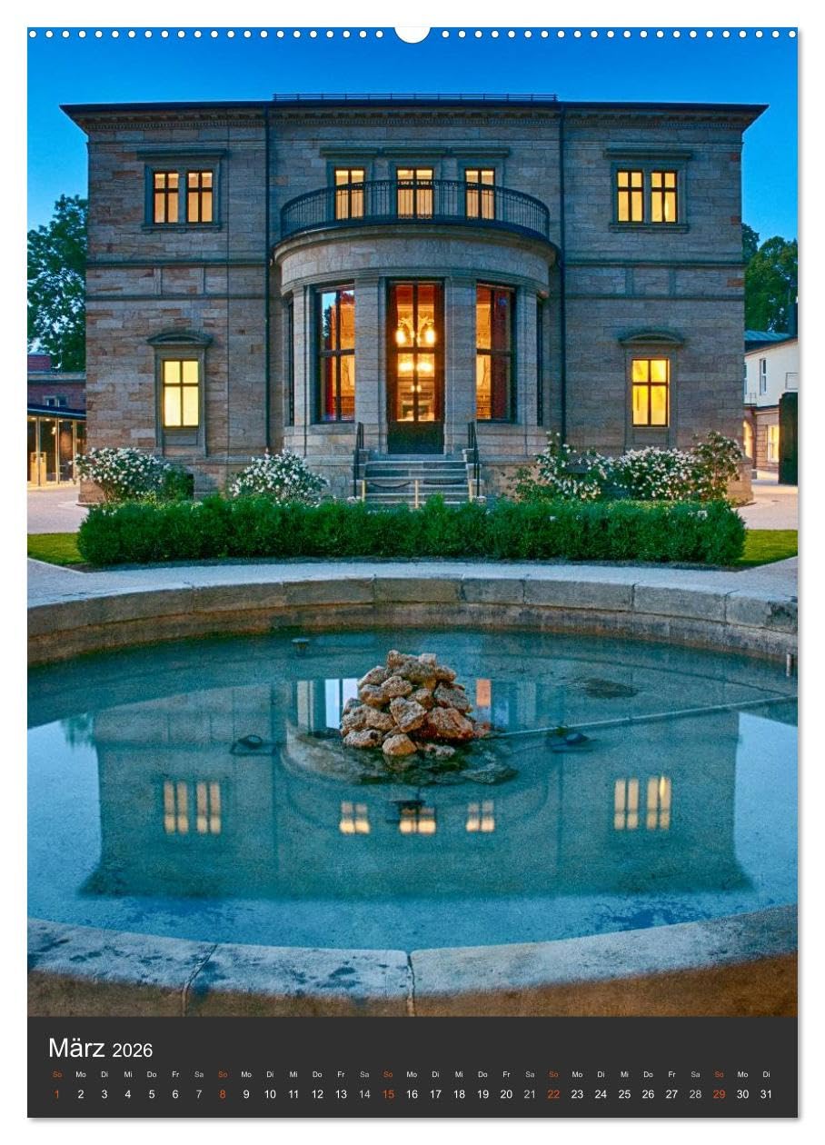 Bayreuth 2026 (hochwertiger Premium Wandkalender 2026 DIN A2 hoch), Kunstdruck in Hochglanz: Die schönsten Plätze und Gebäude der oberfränkischen ... und Festspielstadt Bayreuth. (CALVENDO Orte)