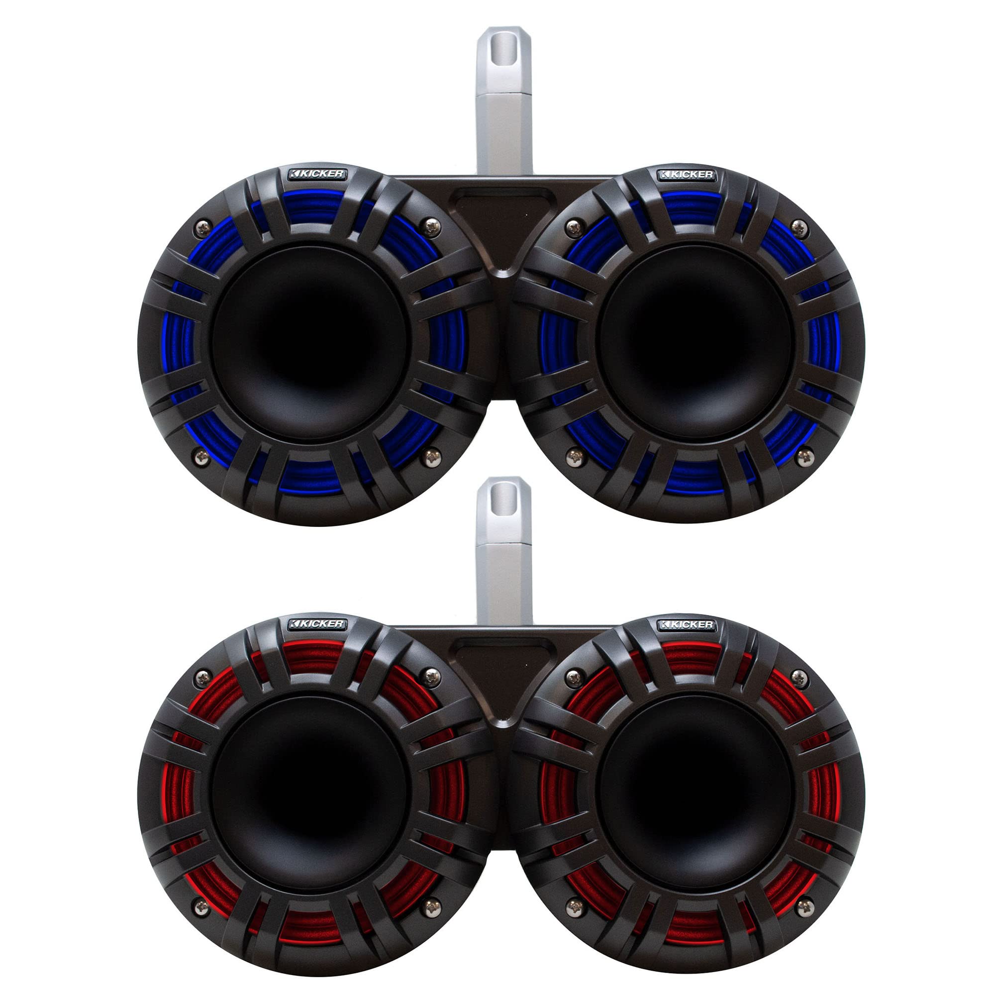 KICKER KMXL Tower Speaker Bundle - Dual 6.5