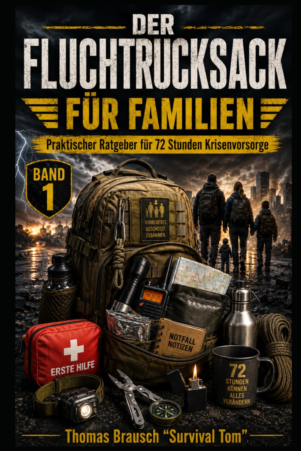 Der Fluchtrucksack für Familien: Was wirklich hinein muss, wenn du deine Familie 72 Stunden schützen willst (Krisenvorsorge für die ganze Familie!)