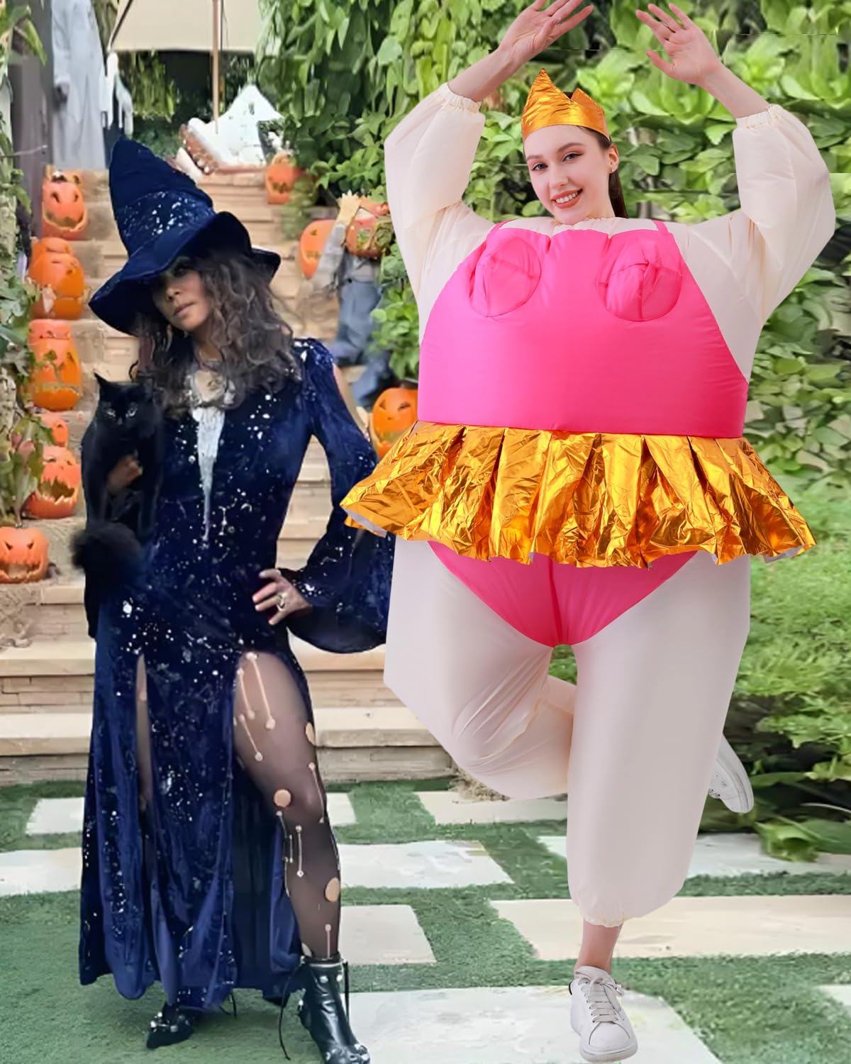 Costume balletto gonfiabile per adulti - Costume balletto unisex per Halloween e Carnevale per altezze 150-190 cm,Costume gonfiabile perfetto per feste, compleanni, ballet costume adult