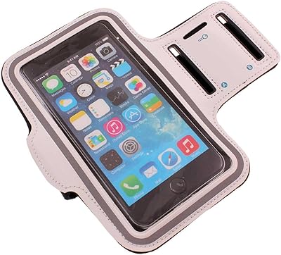 ANSEWIRELESS Running Armband Sports White Gym Workout for Moto G Stylus 5G (2022), Case Cover Band Arm Strap Reflective Water Resistant Compatible with Motorola (2022) (AN-AN32710G4Y-208)