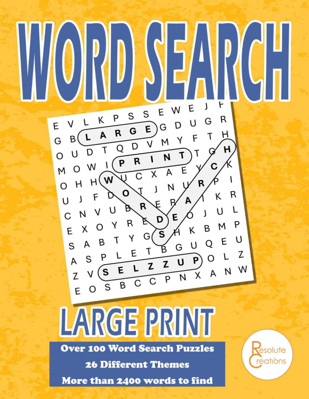 Word Search: Large Print for adults, seniors and teens.