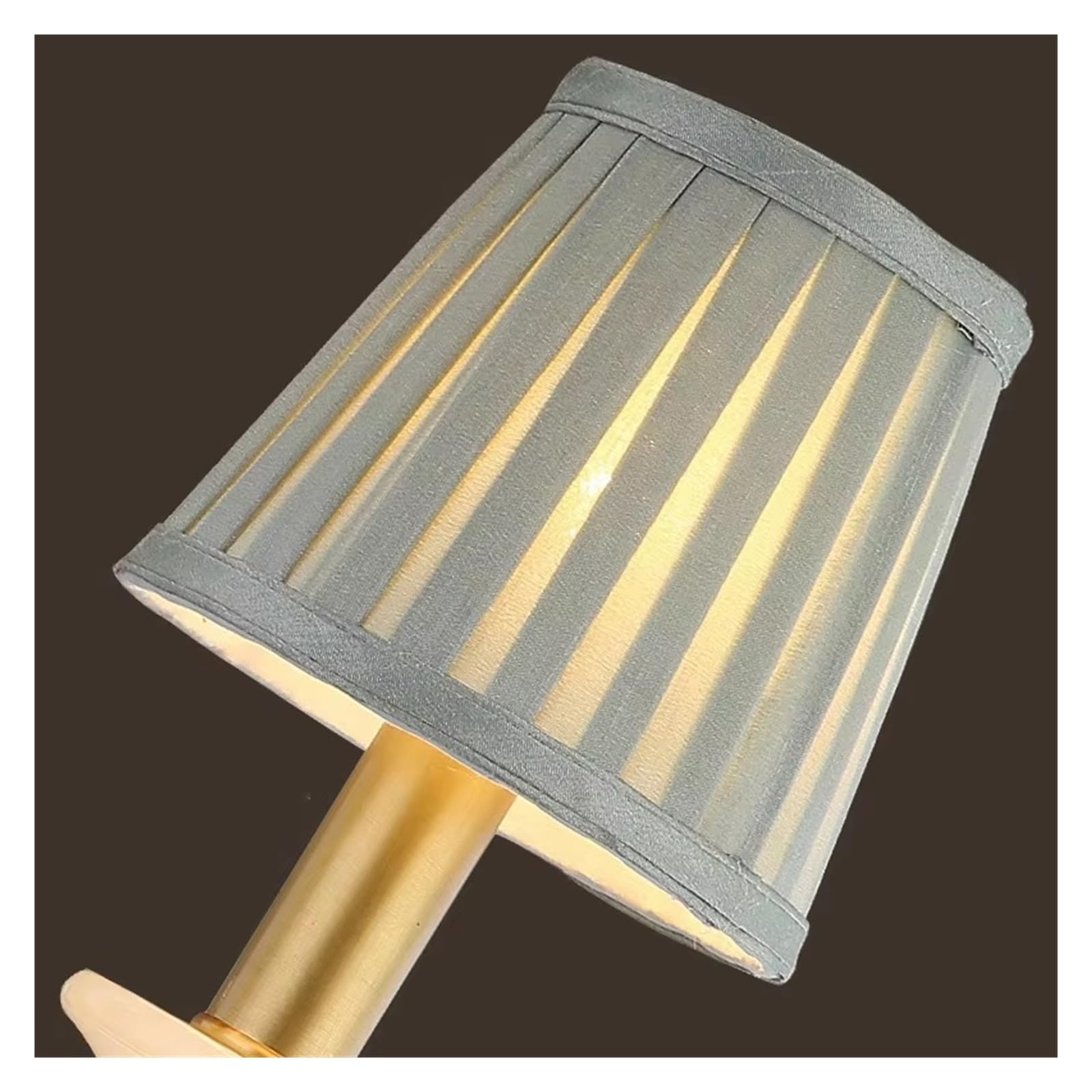 Miedziane kinkiety, dekoracyjne kinkiety do salonu, korytarza i schodów, ekologiczne lampki nocne do sypialni(Warm White-1-head)