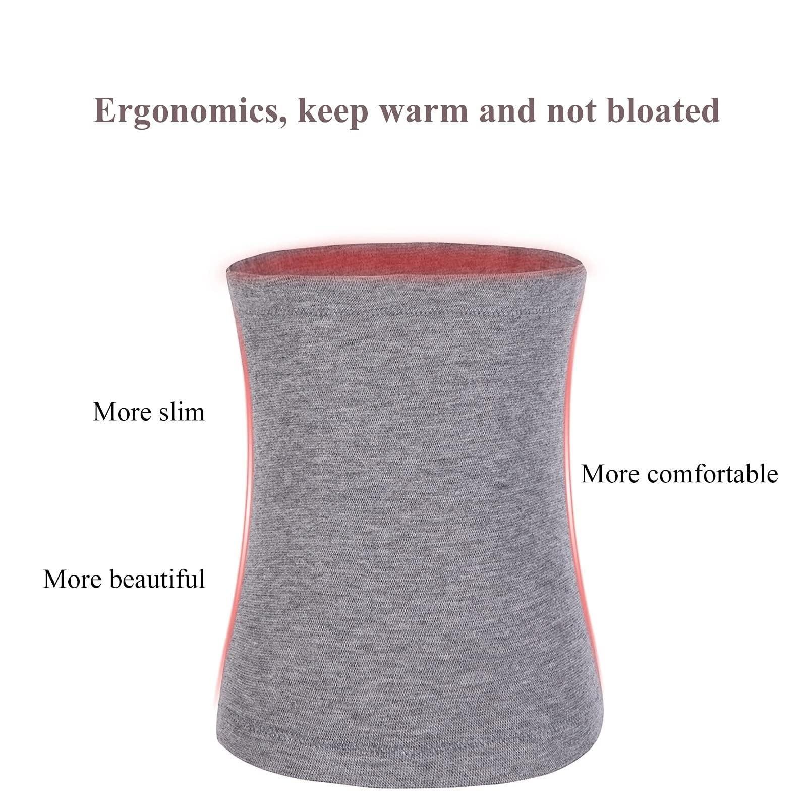 Faja Lumbar Cinturón Cálido Unisex For Cintura Y Cadera De Protección Extendida Invierno Soporte Cinturón(G,XL)