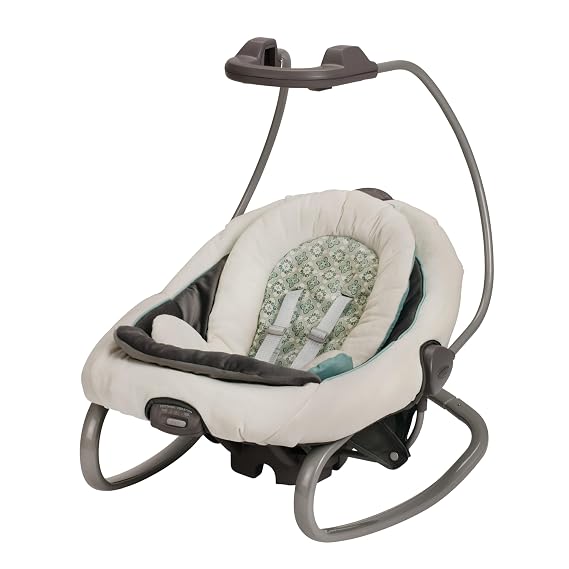 Graco DuetSoothe 2 in 1 Portable Baby Swing & Baby Rocker, Multi Direction, Vibration, Winslet