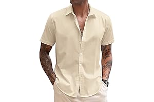 Wrinkle-Free Linen Shirt for Men: Stay Crisp and Stylish