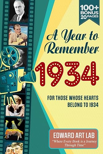 A Year to Remember 1934: The Surprise Gift For Those Born or Married in 1934, Explore Historical Events Through Nostalgic Photographs, Fun Facts, and ... Where History Comes Alive for Time Traveler)