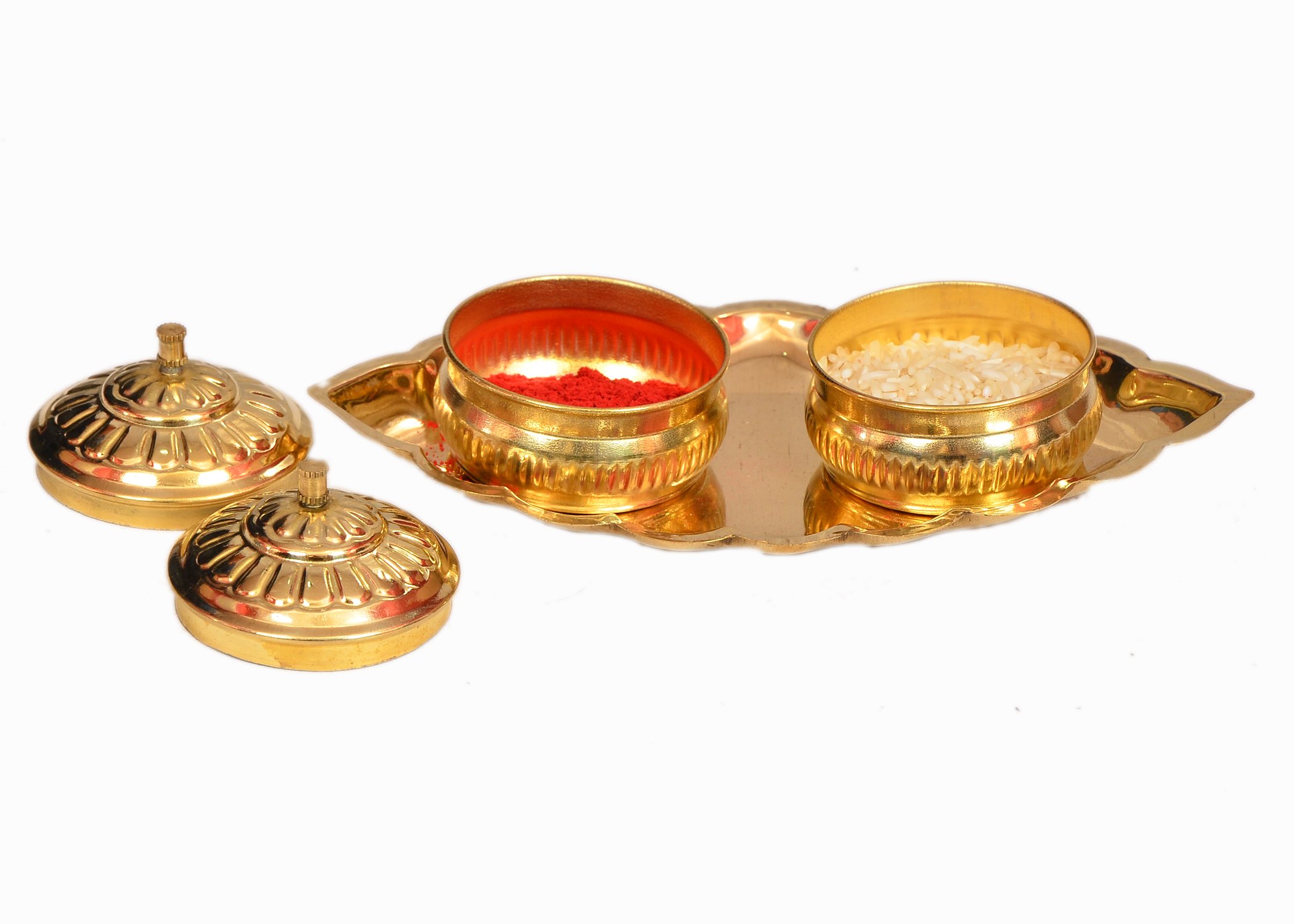 E-Handicrafts Pooja Plate for Tilak