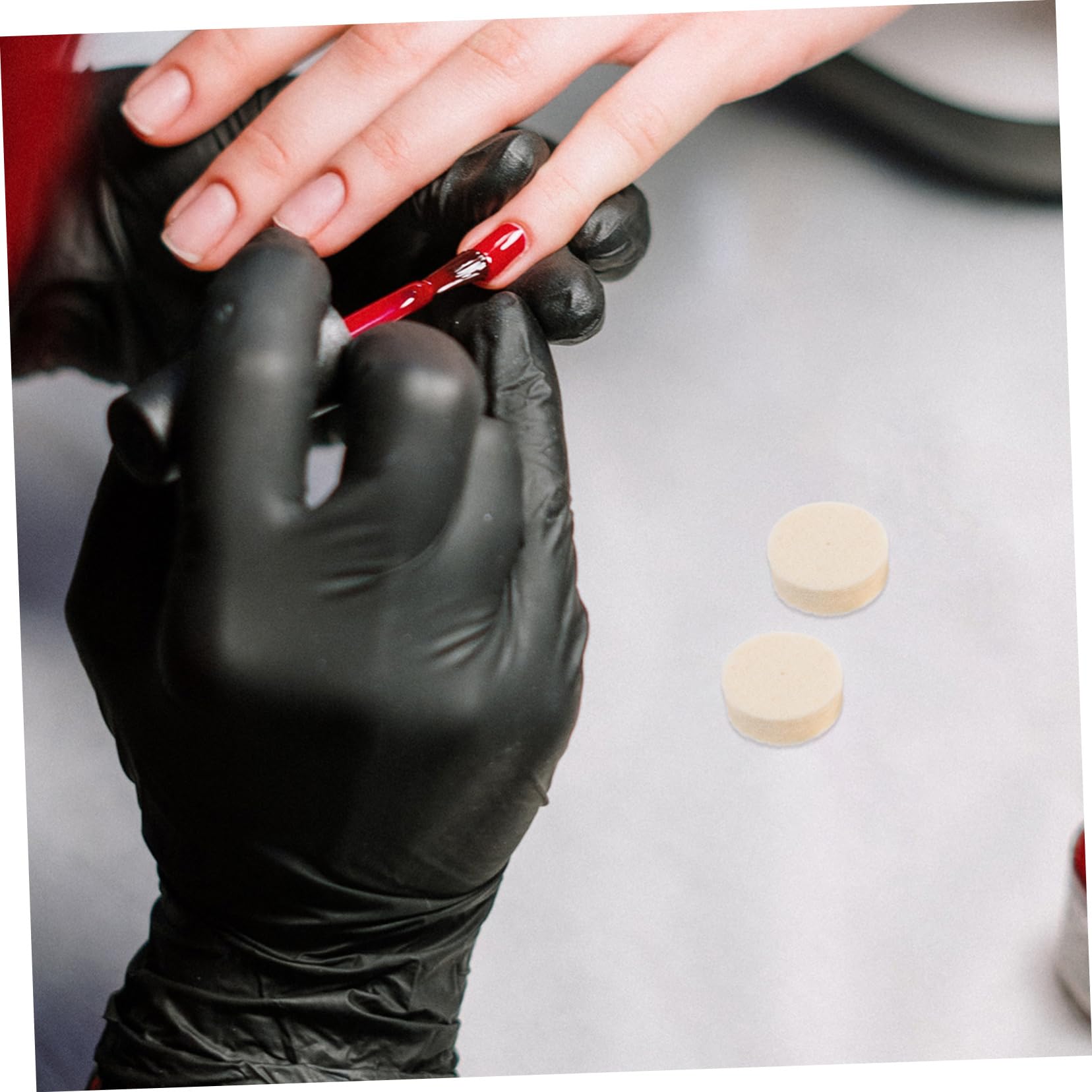 iplusmile 400stücke Wollpolierpads Für Rotationswerkzeuge Vielseitige Polier Und Schleifköpfe Für Nagelkunst Präzises Arbeiten Und Mühelose Handhabung Für Verschiedene Anwendungen