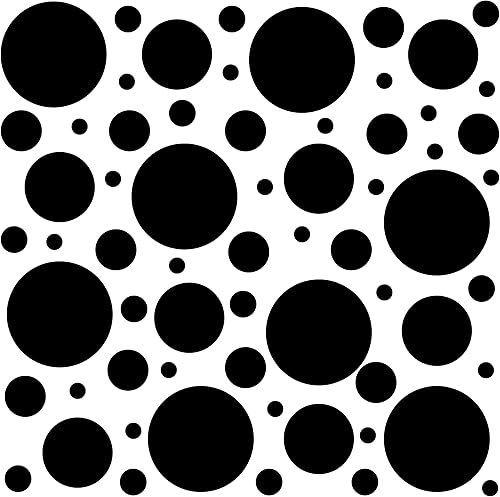 ALDERA GRAPHICS - Juego de 100 calcomanías de vinilo para pared calcomanías surtidas adhesivas extraíbles seguras en paredes lisas o texturizadas