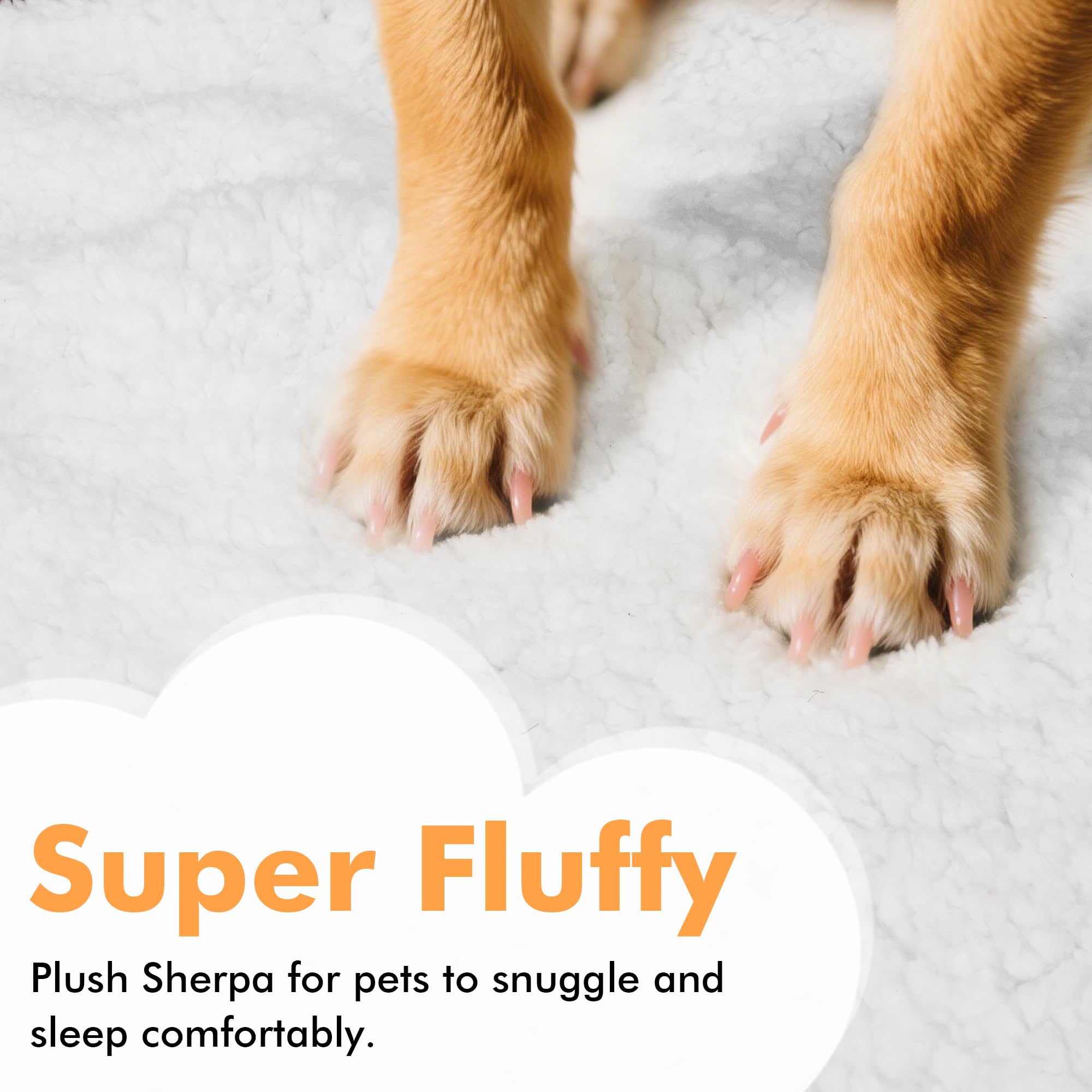 Kritter Planet Manta marrón grande para perro, manta de forro polar sherpa súper suave y esponjosa para perros grandes, medianos y pequeños, cachorros, mascotas, gatos, 50 x 60 pulgadas
