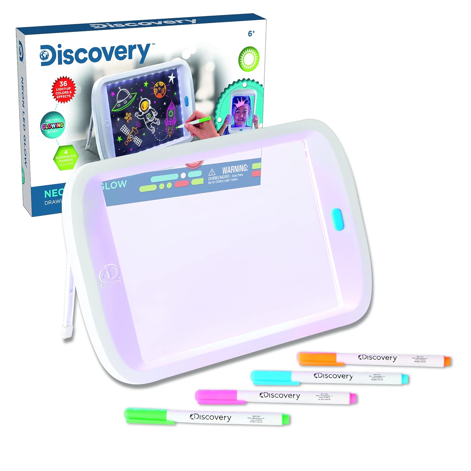 Buy DISCOVERY Kids Toy Drawing Light Board Neon Glow Online at Low