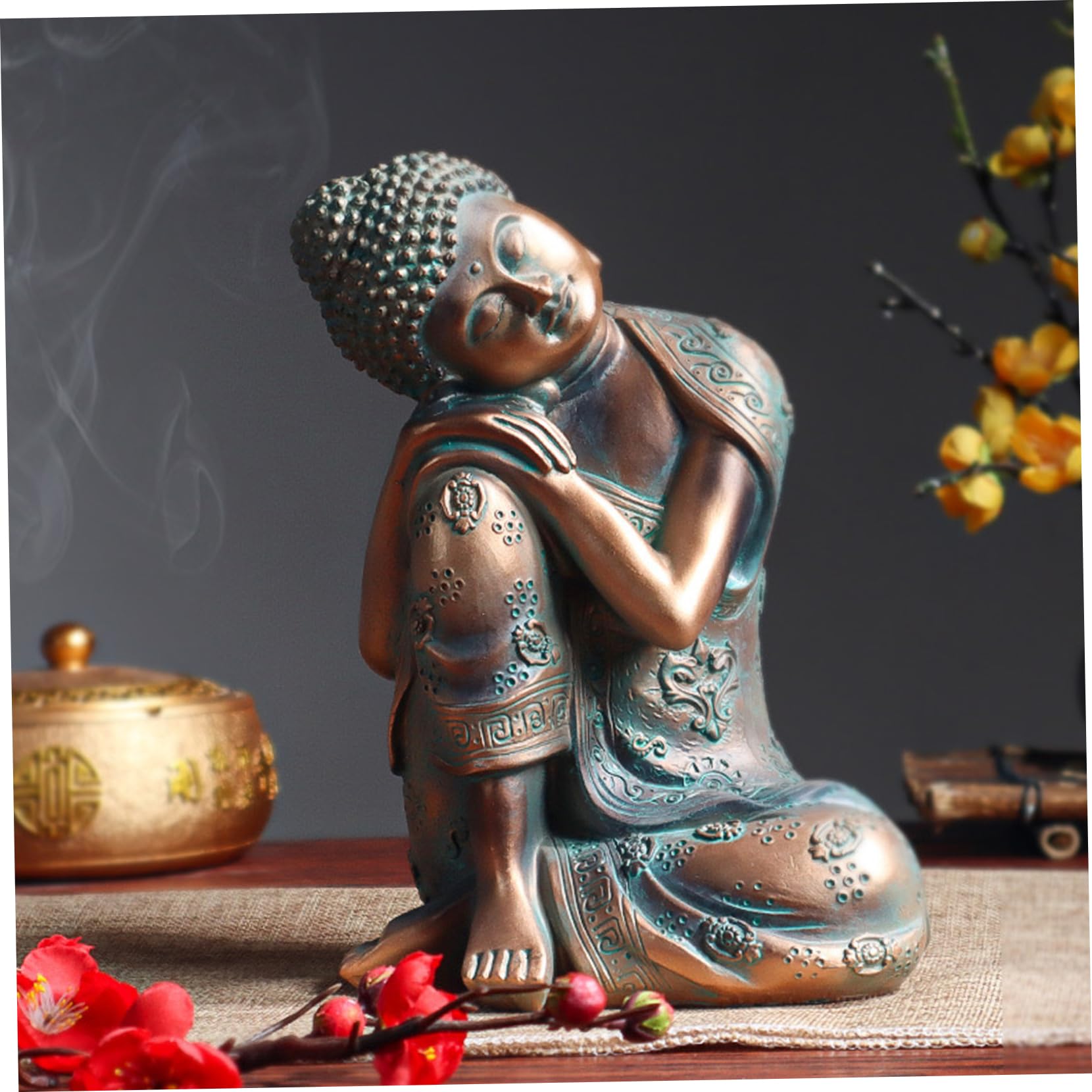 Figurine Bouddha de méditation pour apaiser le stress du quotidien