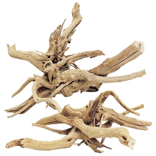Tfwadmx Natural Driftwood for Aquarium, 11-13 inch Reptile Branches Terrarium