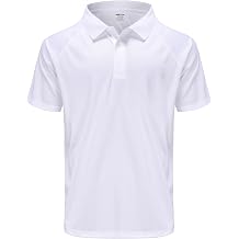 MOHEEN Mens Golf Shirts Short Sleeve Moisture Wicking Polo T-Shirts Athletic Quick Dry Fit Performance Collared UPF 50+