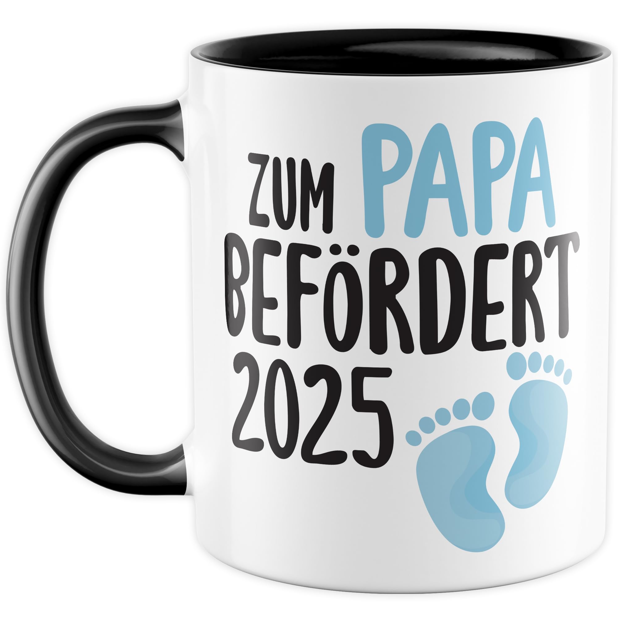 „Werdender Papa“ Geschenk-Tasse 2025 – Personalisierbarer Kaffeebecher Zur Schwangerschaftsverkündung
