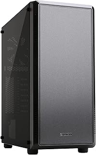 Zalman S4 Mid-Tower ATX PC Case, 2 x 120mm Fans Included, Acrylic Tinted Side Panel, ATX/mATX/Mini-ITX Support